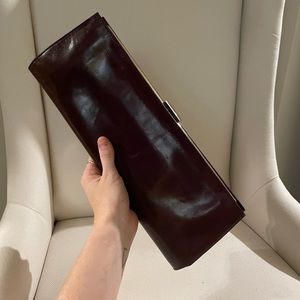 deep plum, hobo wallet clutch purse.